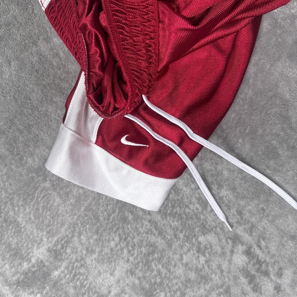 Vintage Alabama Crimson Tide Nike Team Basketball Shorts M Shiny Silky Dazzle - Picture 6 of 10